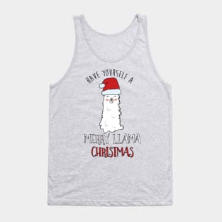 Have A Merry Llama Christmas, Funny Llama Christmas Tank Top